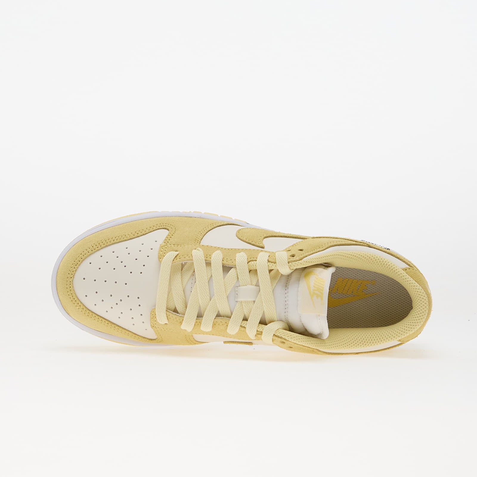 Sneakers und Schuhe für Frauen Nike Dunk Low Sail/ Soft Yellow-White-Metallic Silver
