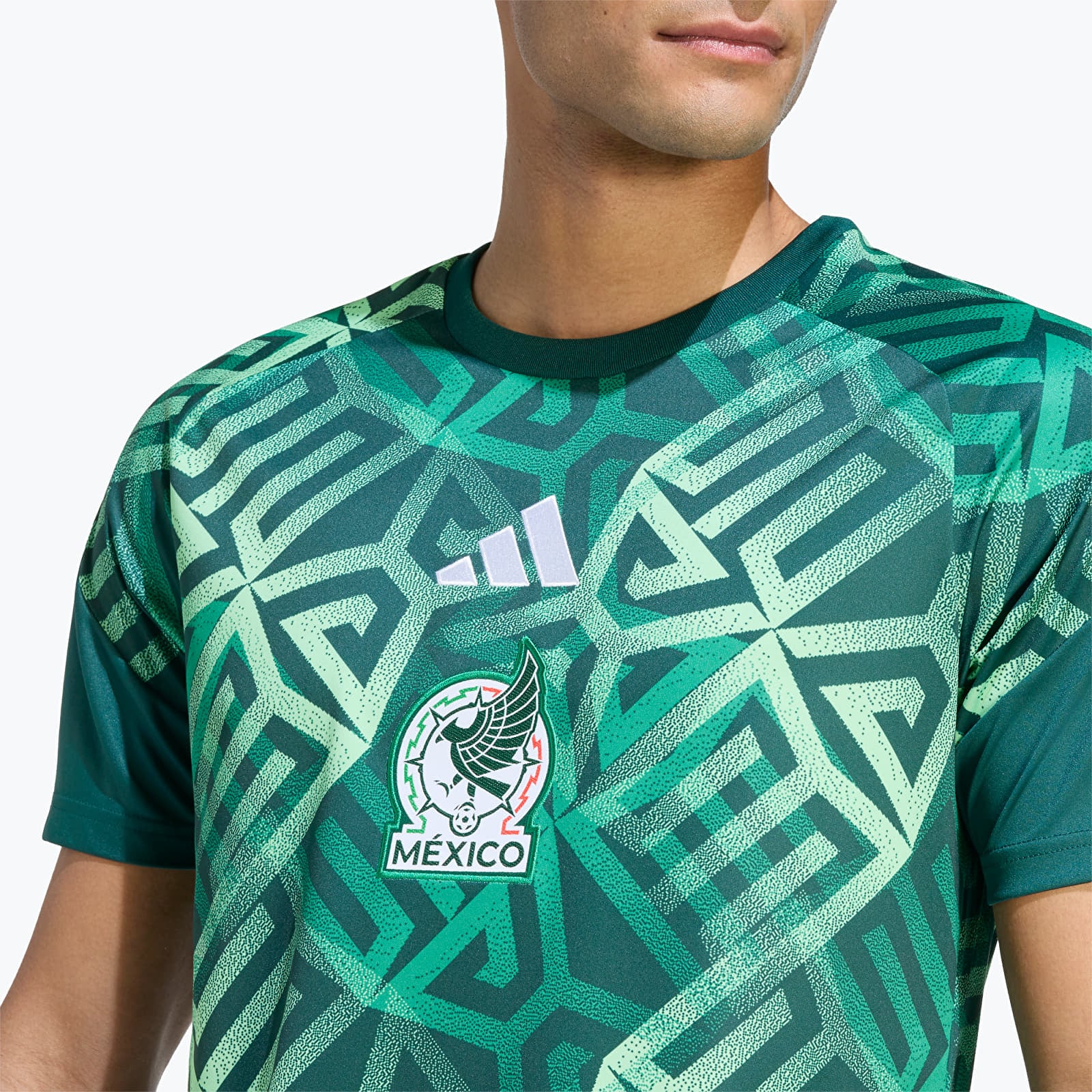 Moški dresi adidas Mexico 26 Home Pre Match Jersey Aurora Ivy