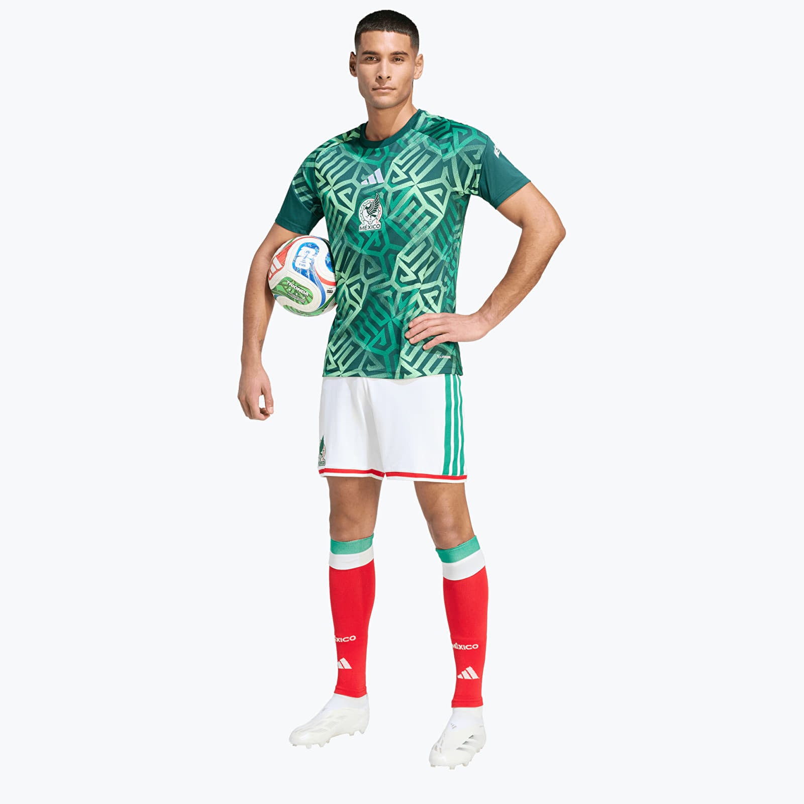 Moški dresi adidas Mexico 26 Home Pre Match Jersey Aurora Ivy