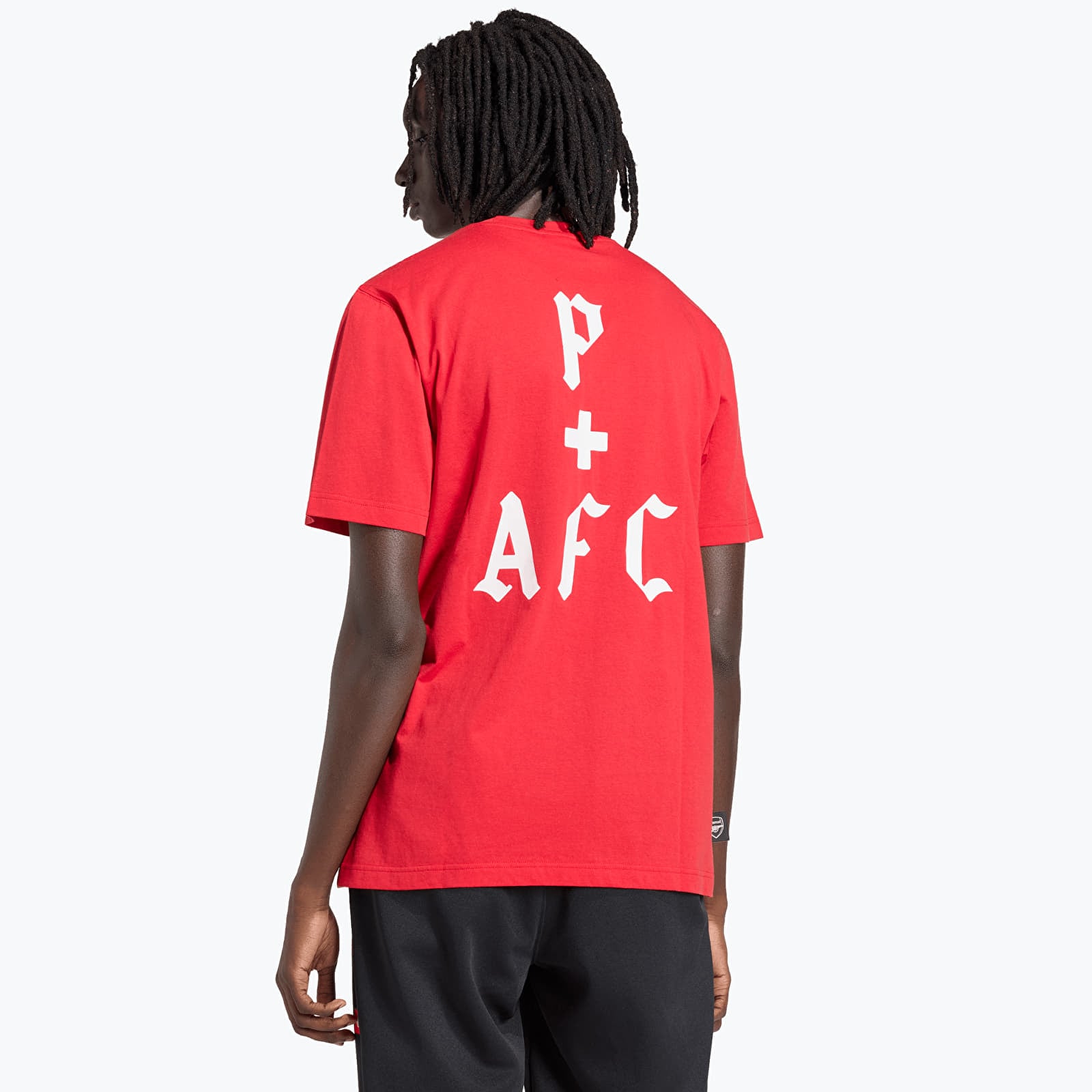 Miesten T-paidat adidas Afc P+F Tee Better Scarlet