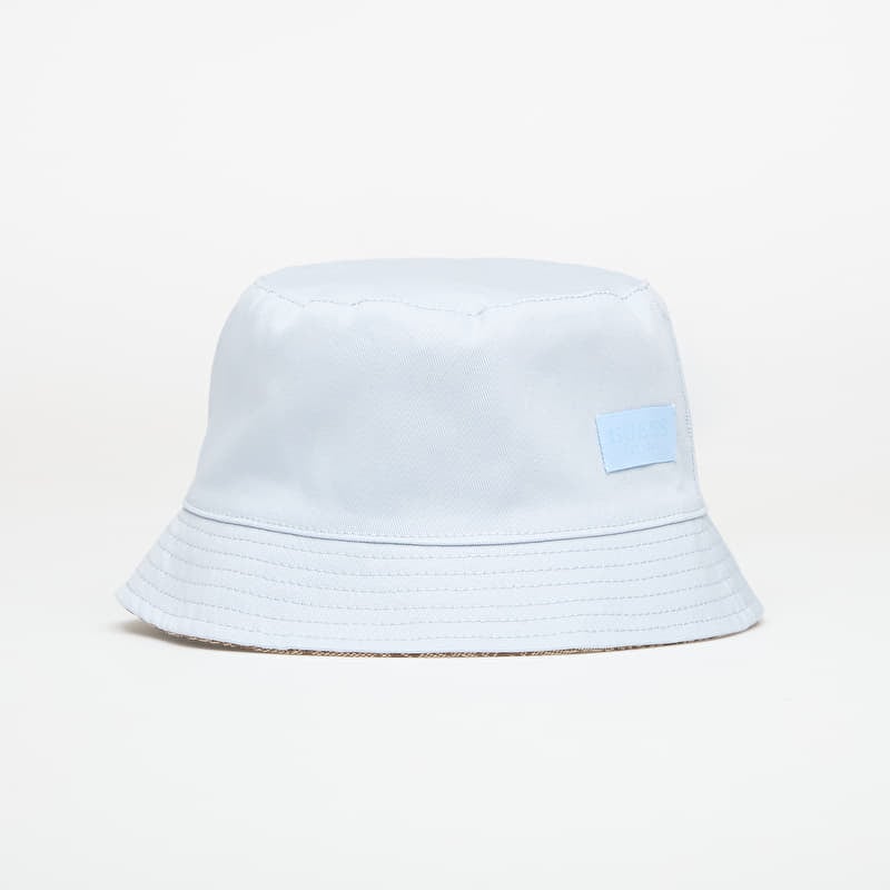 Hattu GUESS Noelle II Db Face Jcq Rain Hat Light Blue Logo