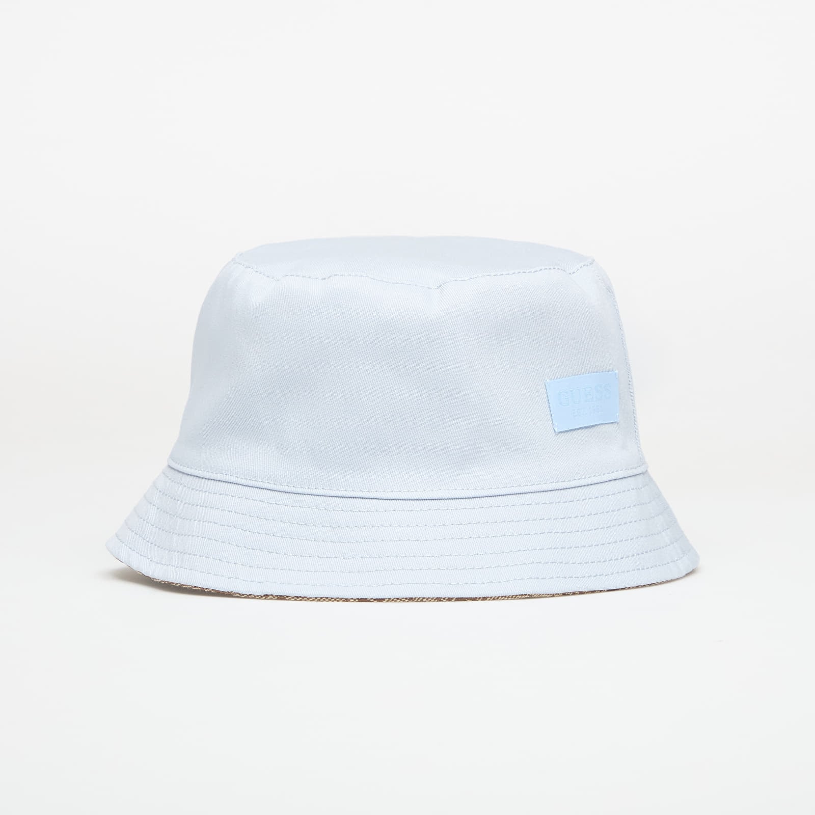Dámske klobúky GUESS Noelle II Db Face Jcq Rain Hat Light Blue Logo