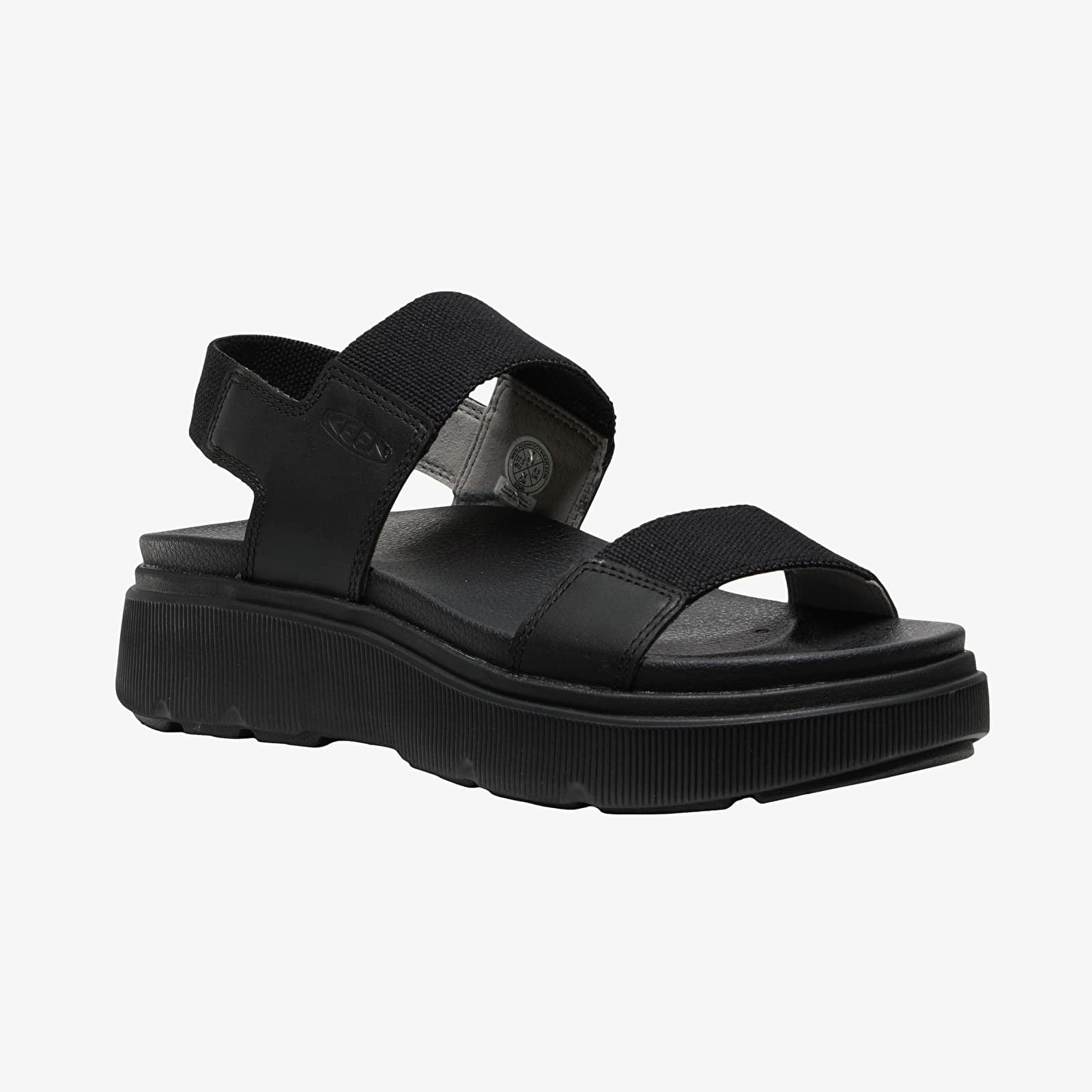 Sieviešu kedas un apavi KEEN Elle Mila Backstrap Women Black/ Black