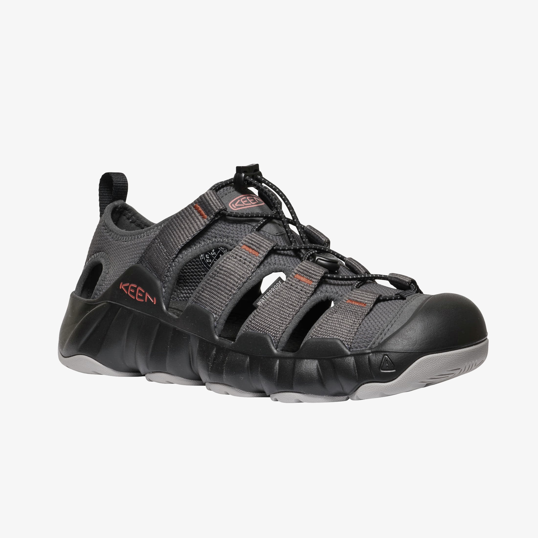 Sneakers KEEN Hyperport H2 Men Steel Grey/ Burnt Brick EUR 45