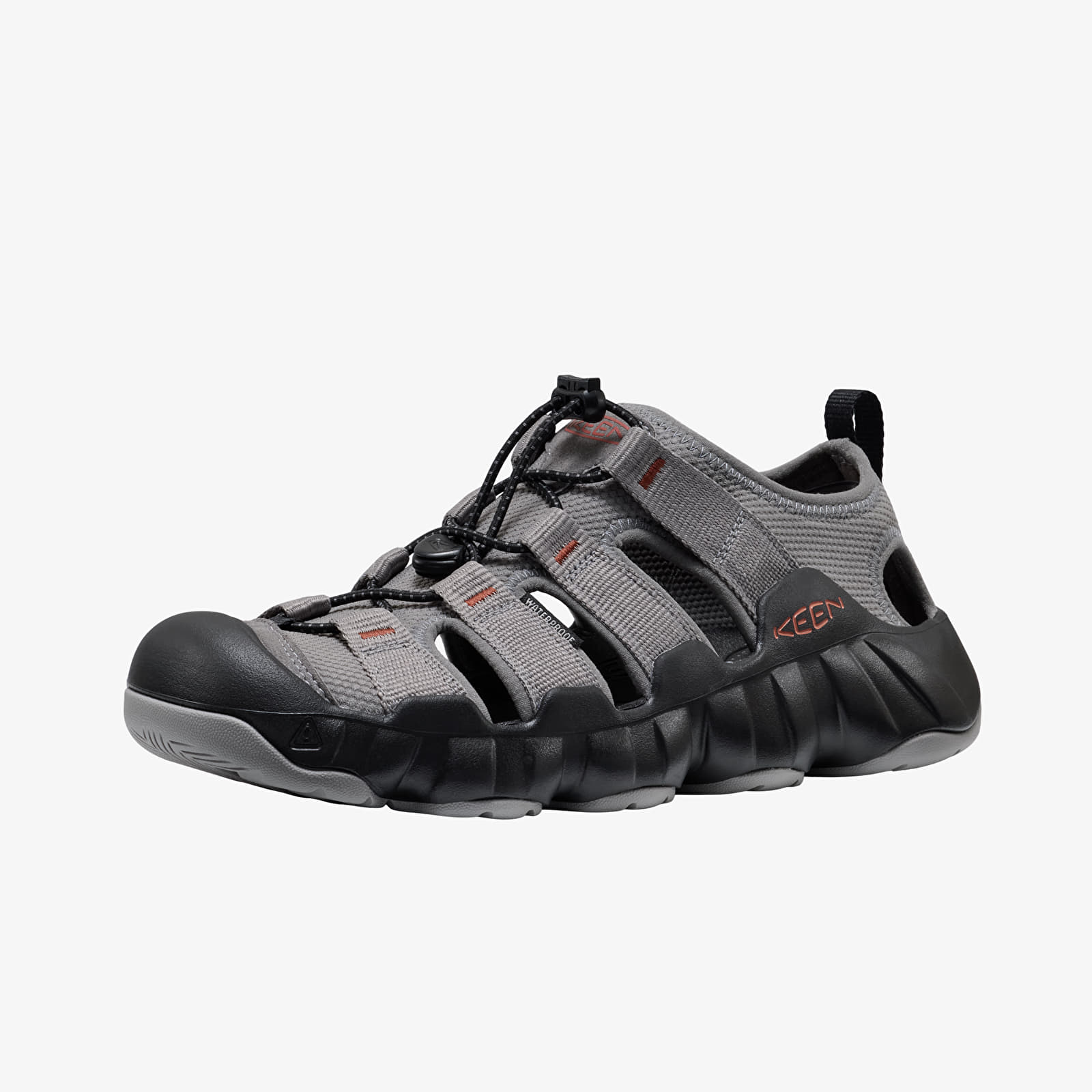 Men's sneakers and shoes KEEN Hyperport H2 Men Steel Grey/ Burnt Brick