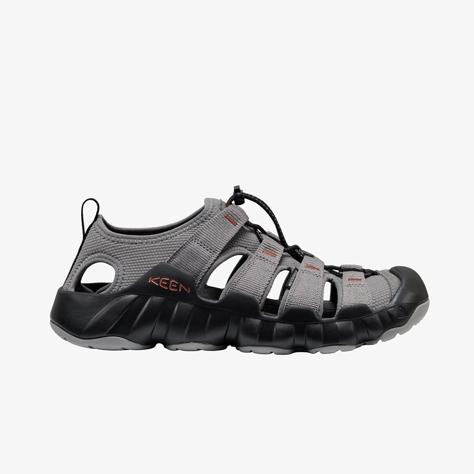 Men's sneakers and shoes KEEN Hyperport H2 Men Steel Grey/ Burnt Brick