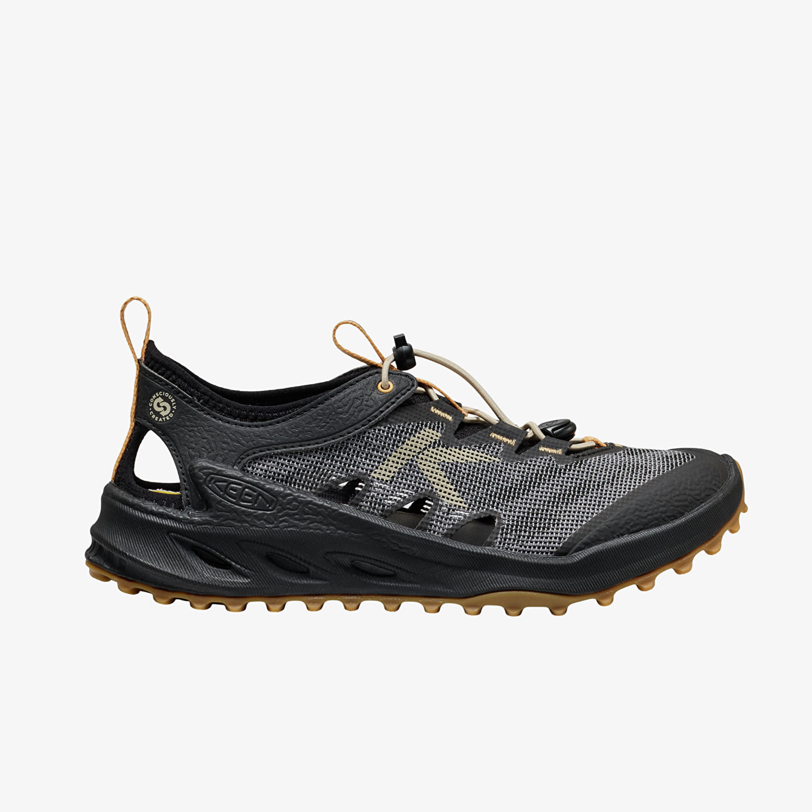 Sneakers og sko til kvinder KEEN Zionic Adv Women Black/ Oak Buff