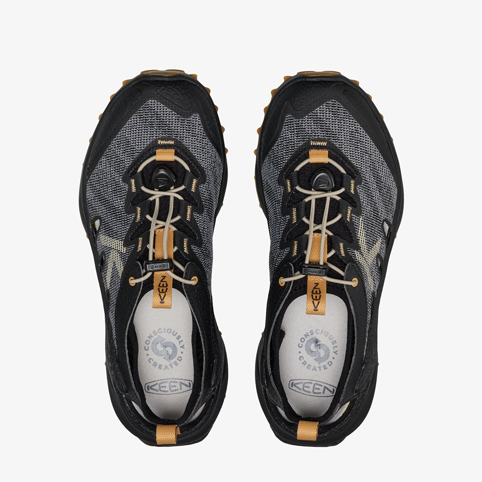 Sneakers og sko til kvinder KEEN Zionic Adv Women Black/ Oak Buff
