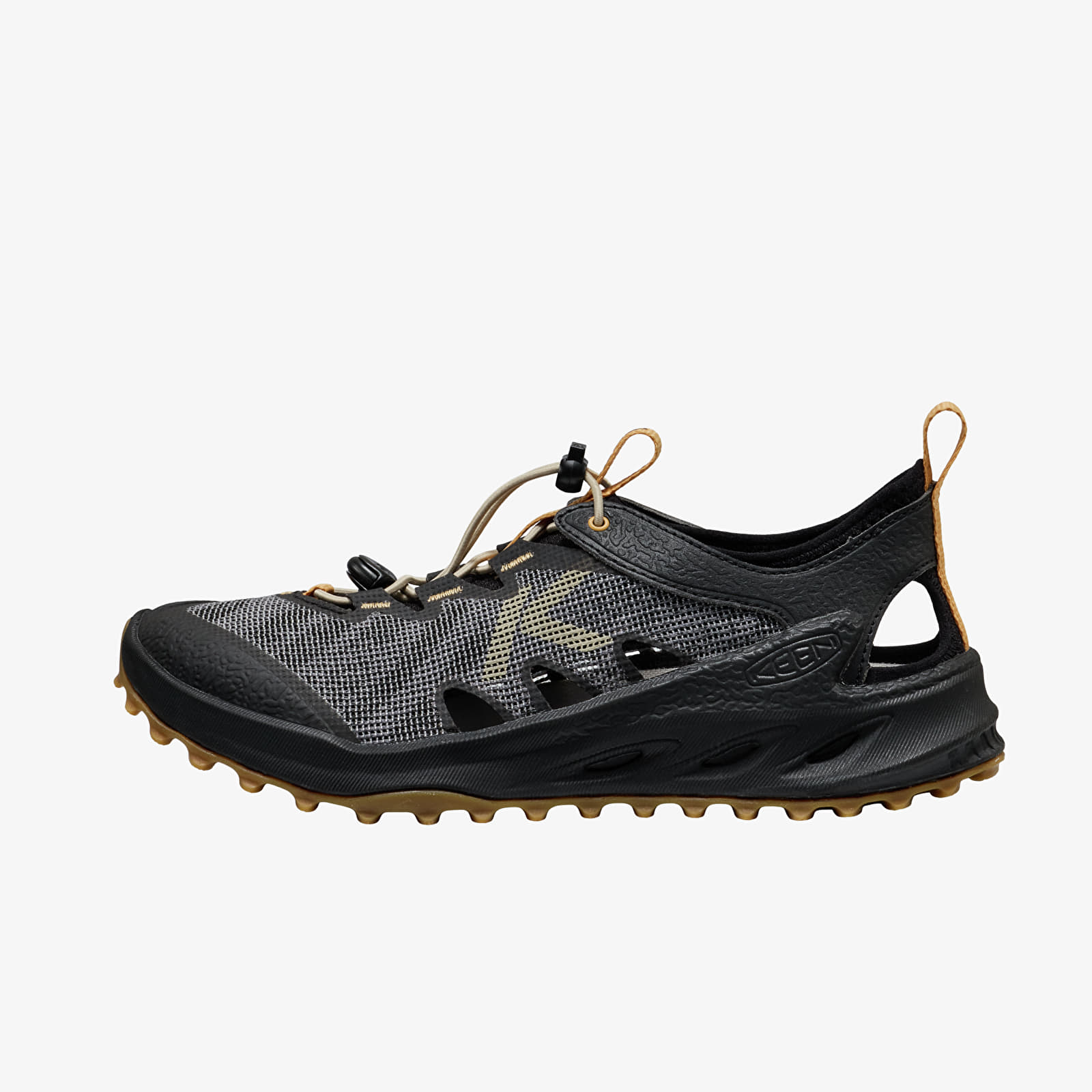 Sneakers og sko til kvinder KEEN Zionic Adv Women Black/ Oak Buff