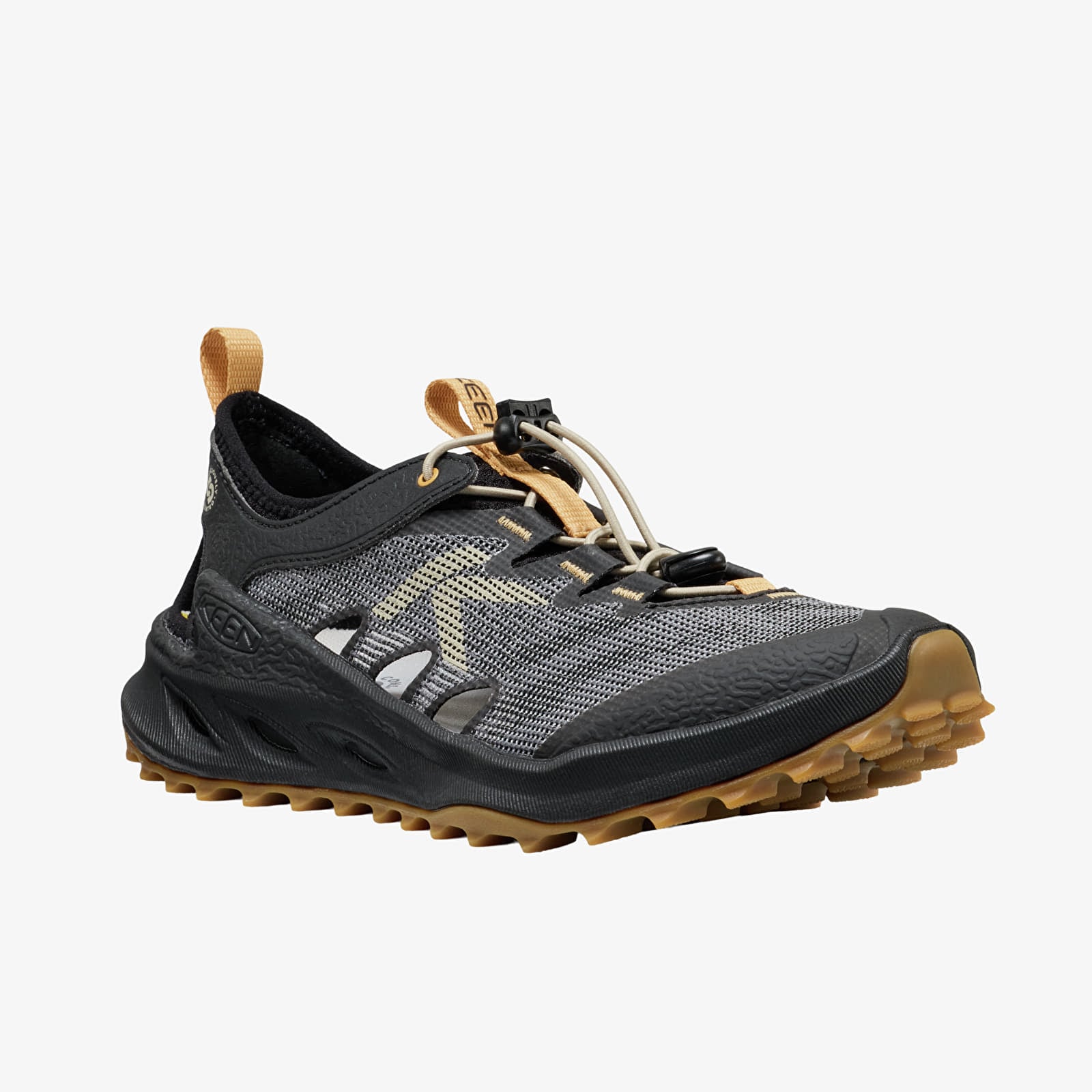 Sneakers og sko til kvinder KEEN Zionic Adv Women Black/ Oak Buff