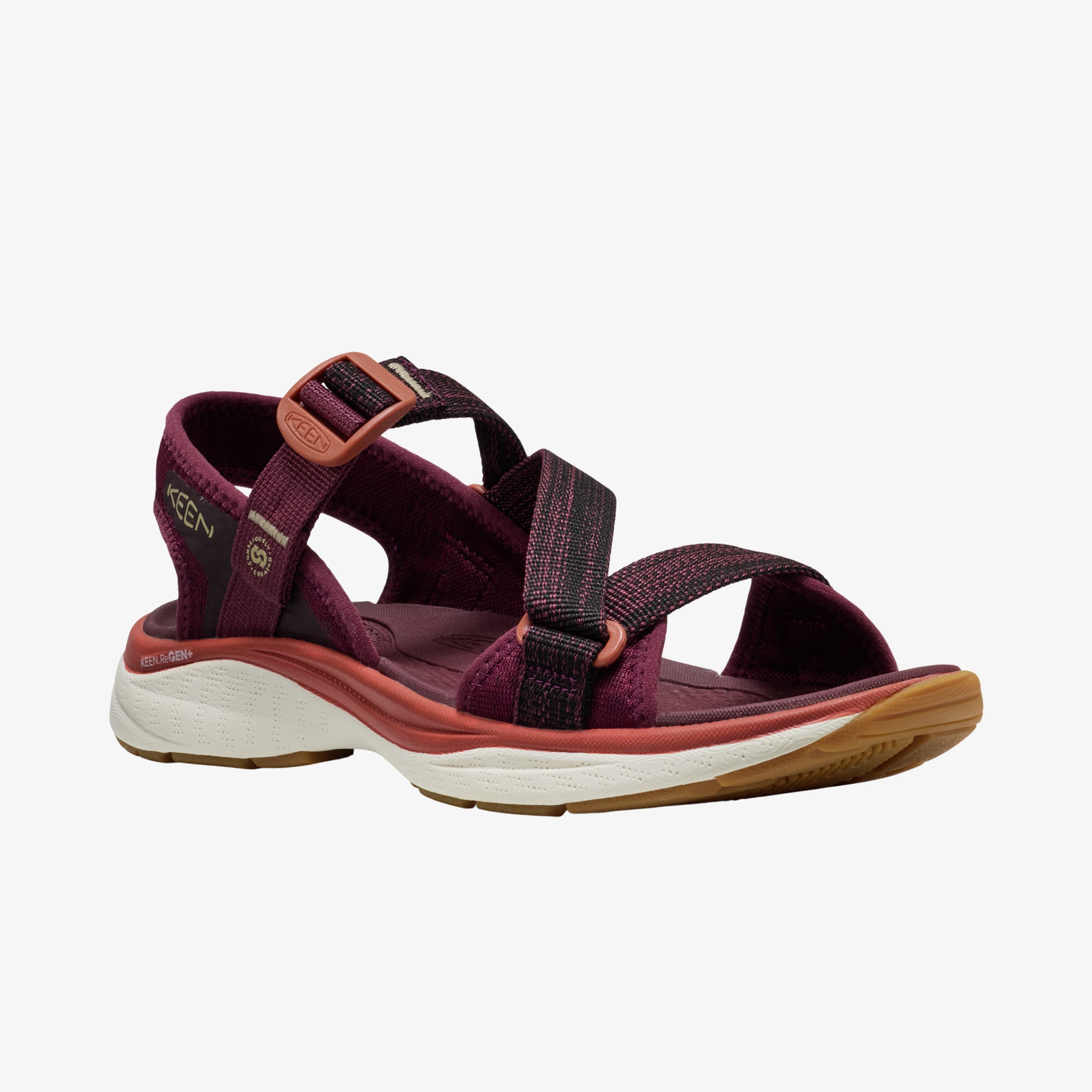 Sneakers KEEN Leiki Ot Sandal Women Fig/ Burnt Brick EUR 37.5
