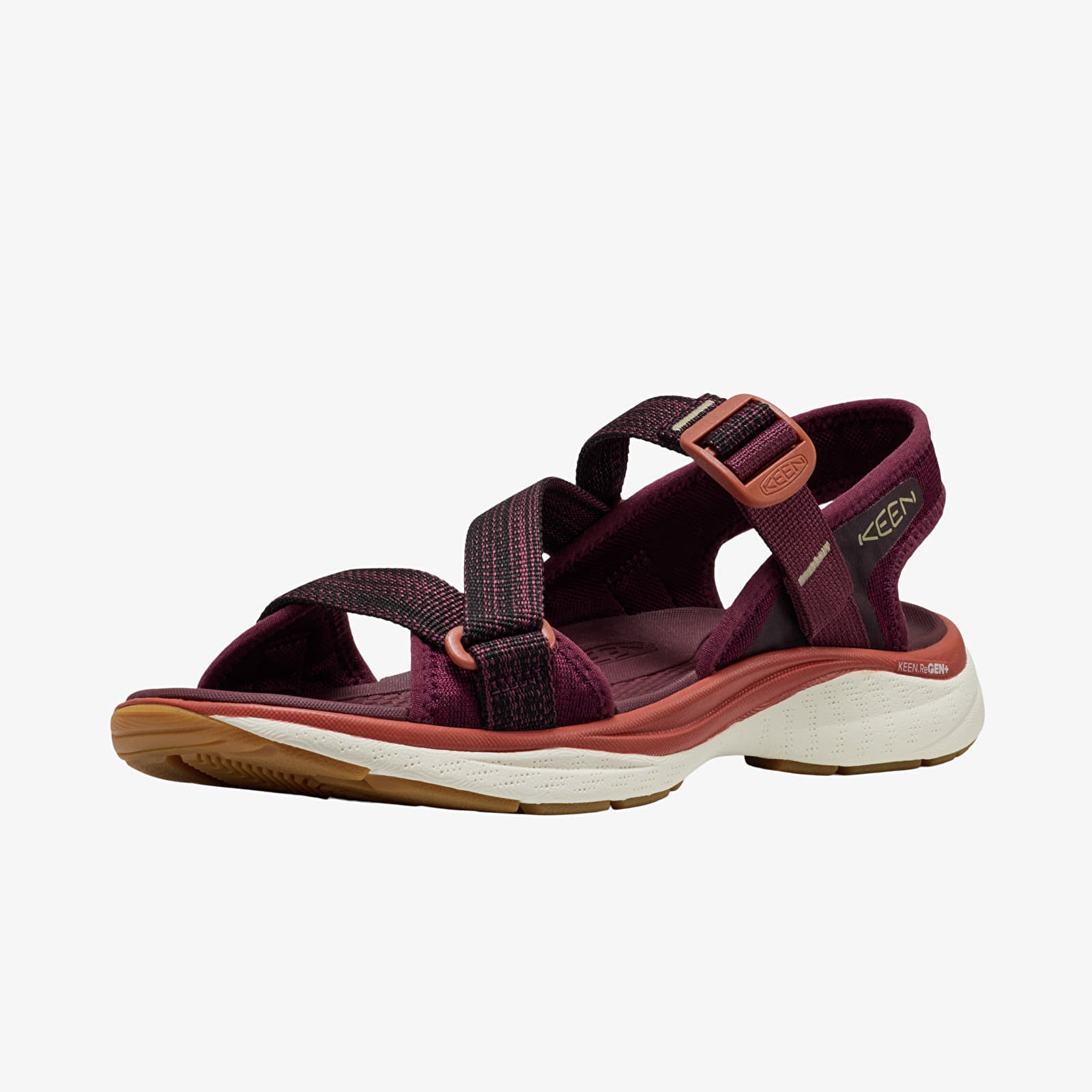 Dámské tenisky a boty KEEN Leiki Ot Sandal Women Fig/ Burnt Brick