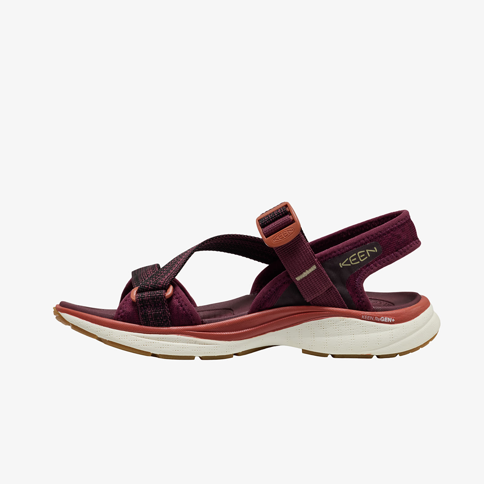 Dámské tenisky a boty KEEN Leiki Ot Sandal Women Fig/ Burnt Brick