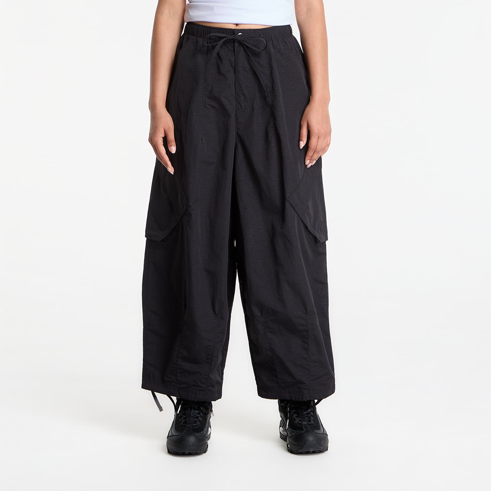 Sieviešu bikses Jordan Flight Chicago Women's Parachute Pants Black/ Black