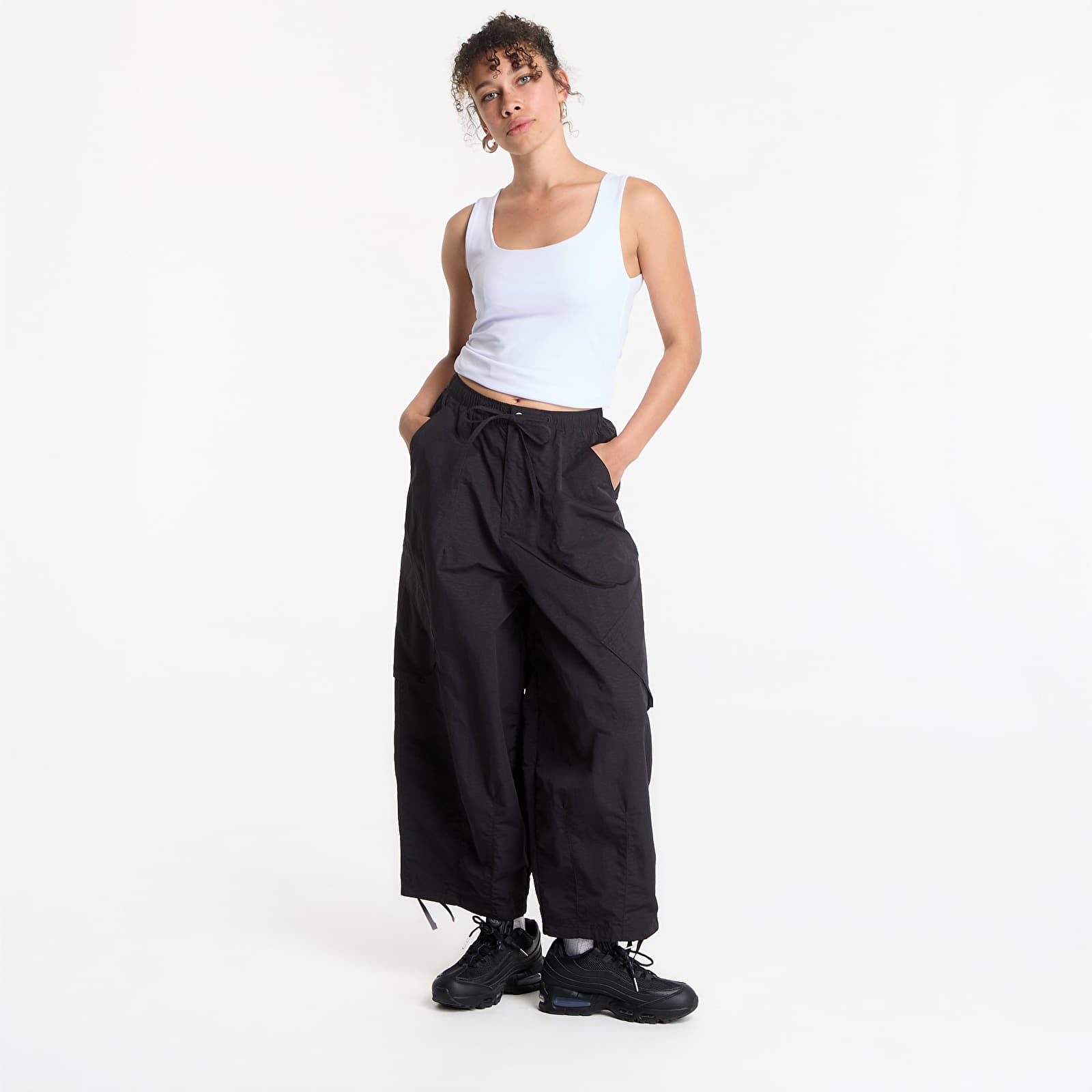 Sieviešu bikses Jordan Flight Chicago Women's Parachute Pants Black/ Black