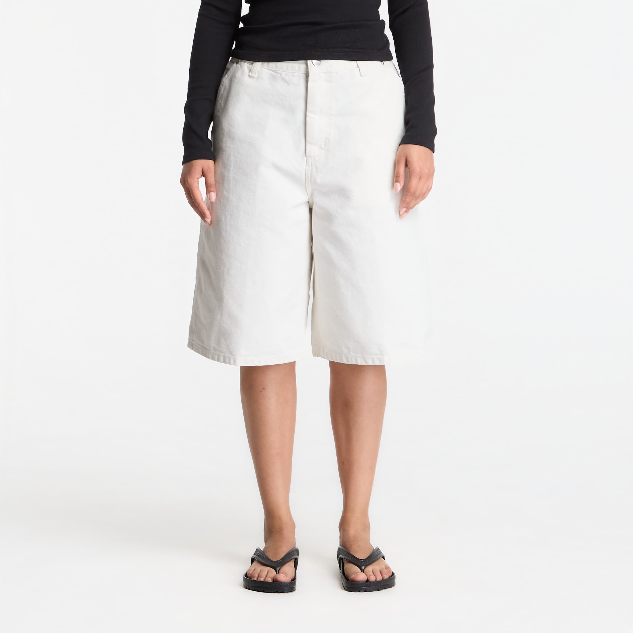 Shorts Carhartt WIP W' Nixon Single Knee Short Wax Stone Washed S