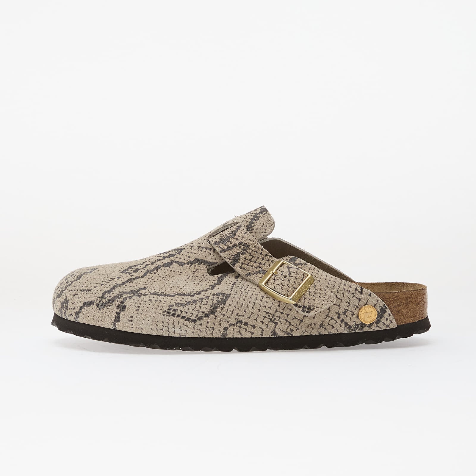 Sneakers och skor för kvinnor Birkenstock Boston Print LEVE Snake Oyster
