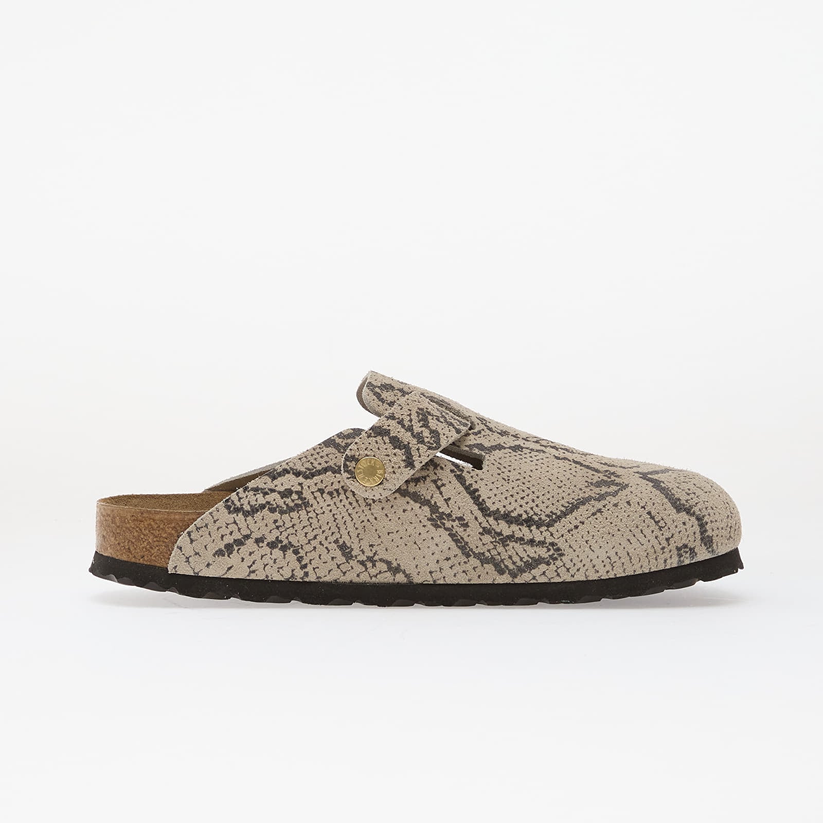 Sneakers och skor för kvinnor Birkenstock Boston Print LEVE Snake Oyster