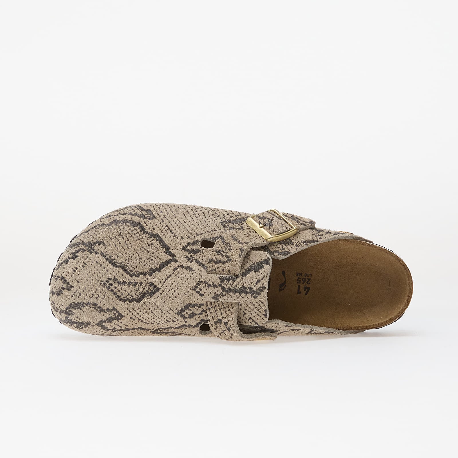 Sneakers och skor för kvinnor Birkenstock Boston Print LEVE Snake Oyster