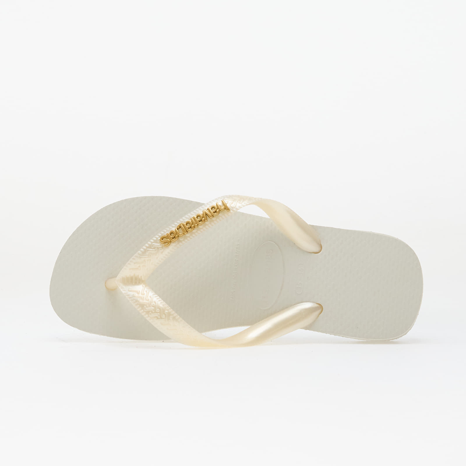 Dámské tenisky a boty Havaianas Top Logo Metallic White