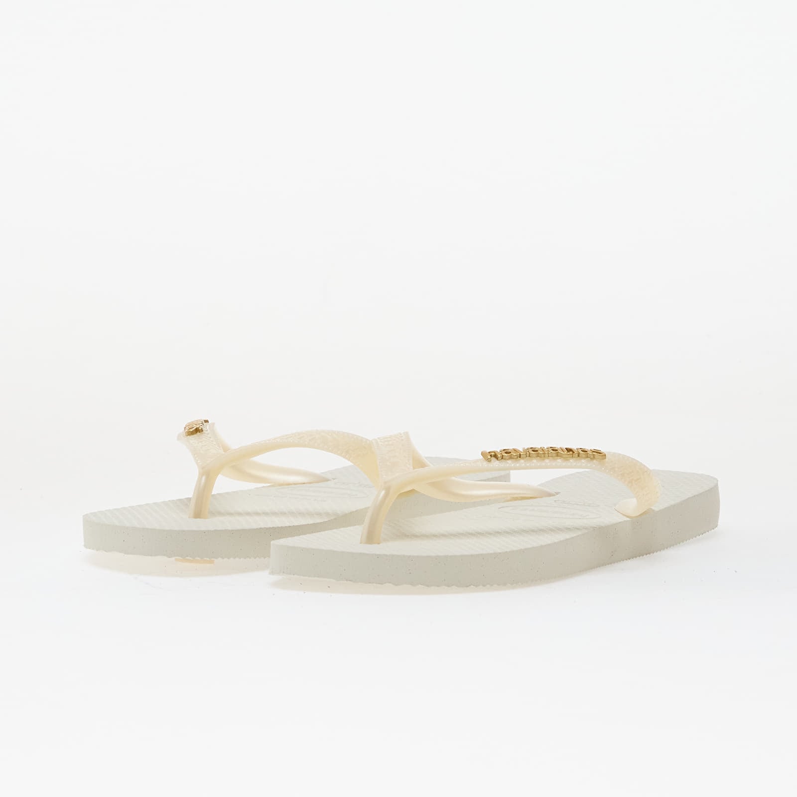 Dámské tenisky a boty Havaianas Top Logo Metallic White