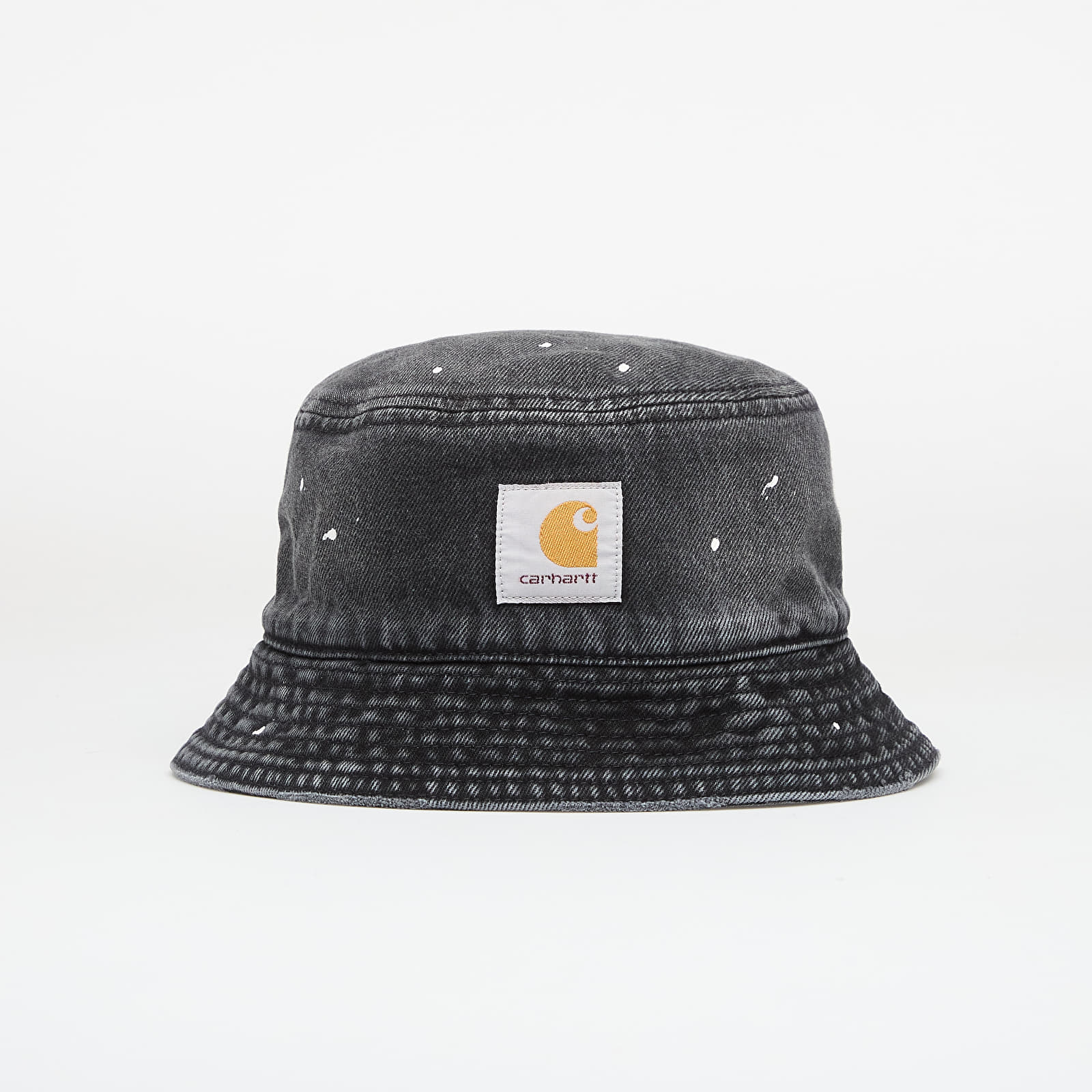 Cepures Carhartt WIP Belmar Bucket Hat Black Destroy Wash, Splatter