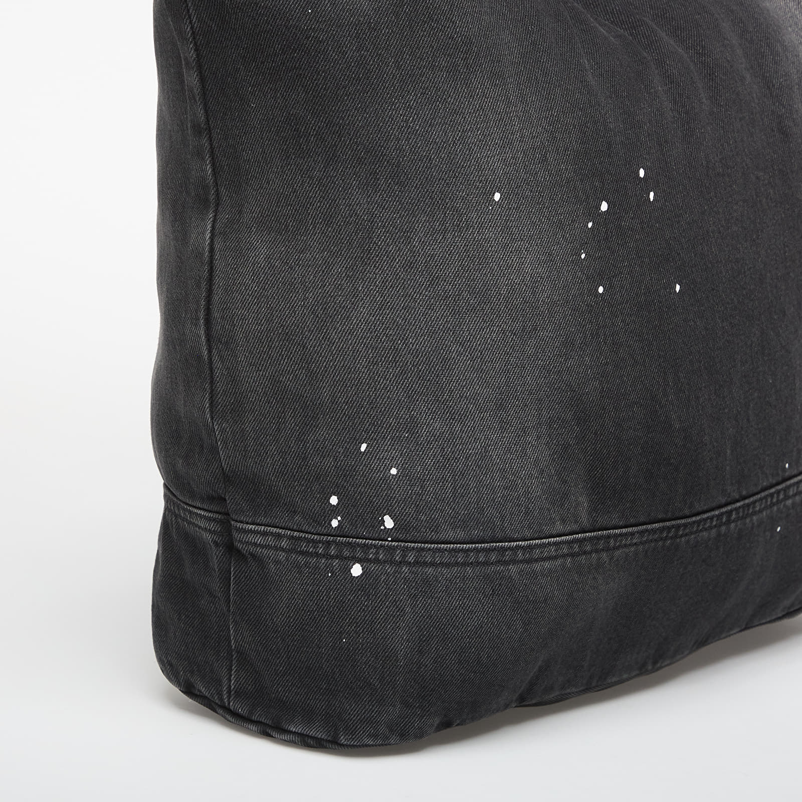 Plecu somas Carhartt WIP Denim Tote Black Destroy Wash, Splatter