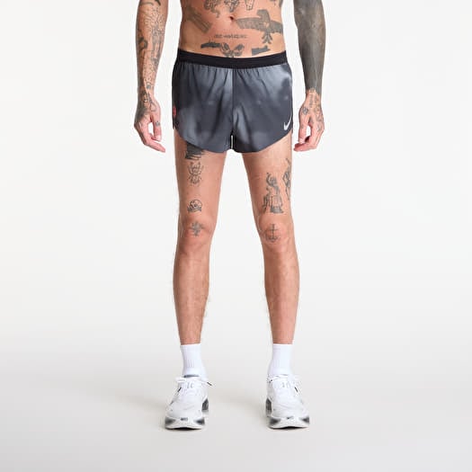 Shorts Nike AeroSwift Men's Dri-FIT ADV 2" Brief-Lined Running Shorts Black/ Dk Smoke Grey/ Bright Crimson