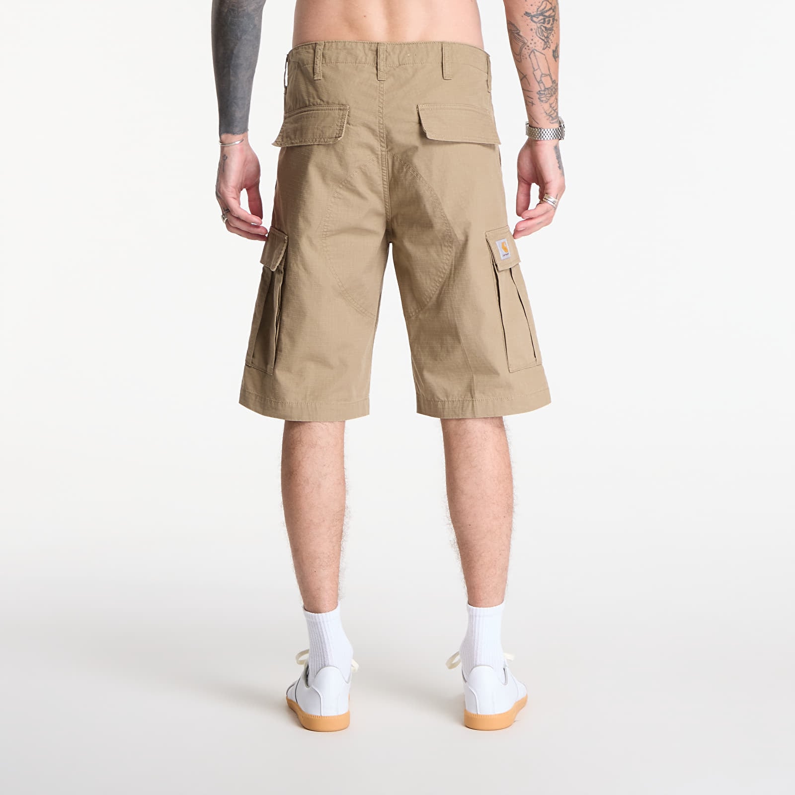 Shorts for menn Carhartt WIP Regular Cargo Short Leather Rinsed
