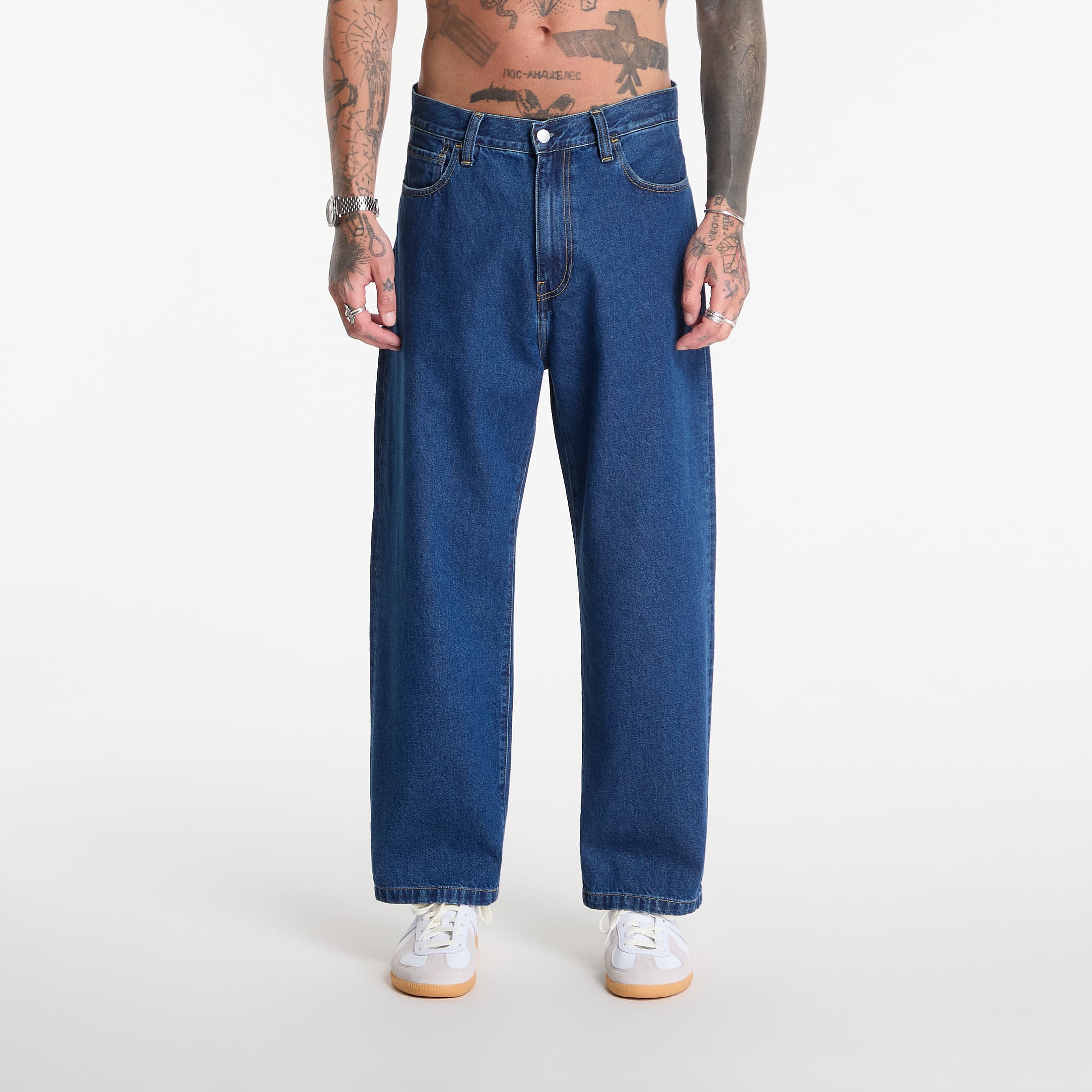 Pants Carhartt WIP Landon Pant Blue Stone Washed 36
