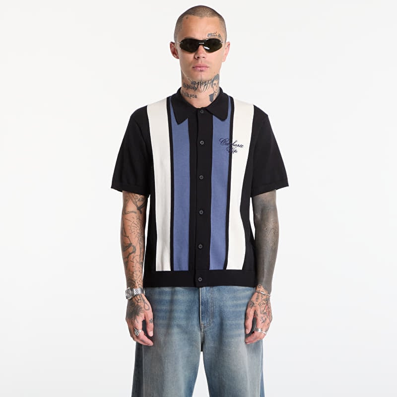 Футболка Carhartt WIP S/S Mello Knit Shirt UNISEX Mello Stripe/ Black