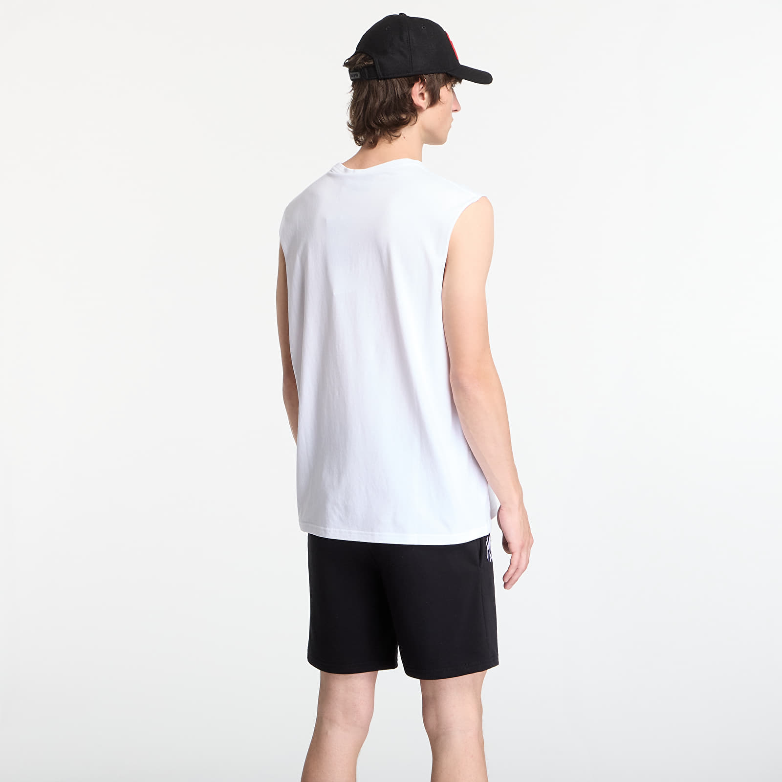 Vīriešu topi New Era MLB Nos Midi Sleeveless Tee New York Yankees UNISEX Optic White