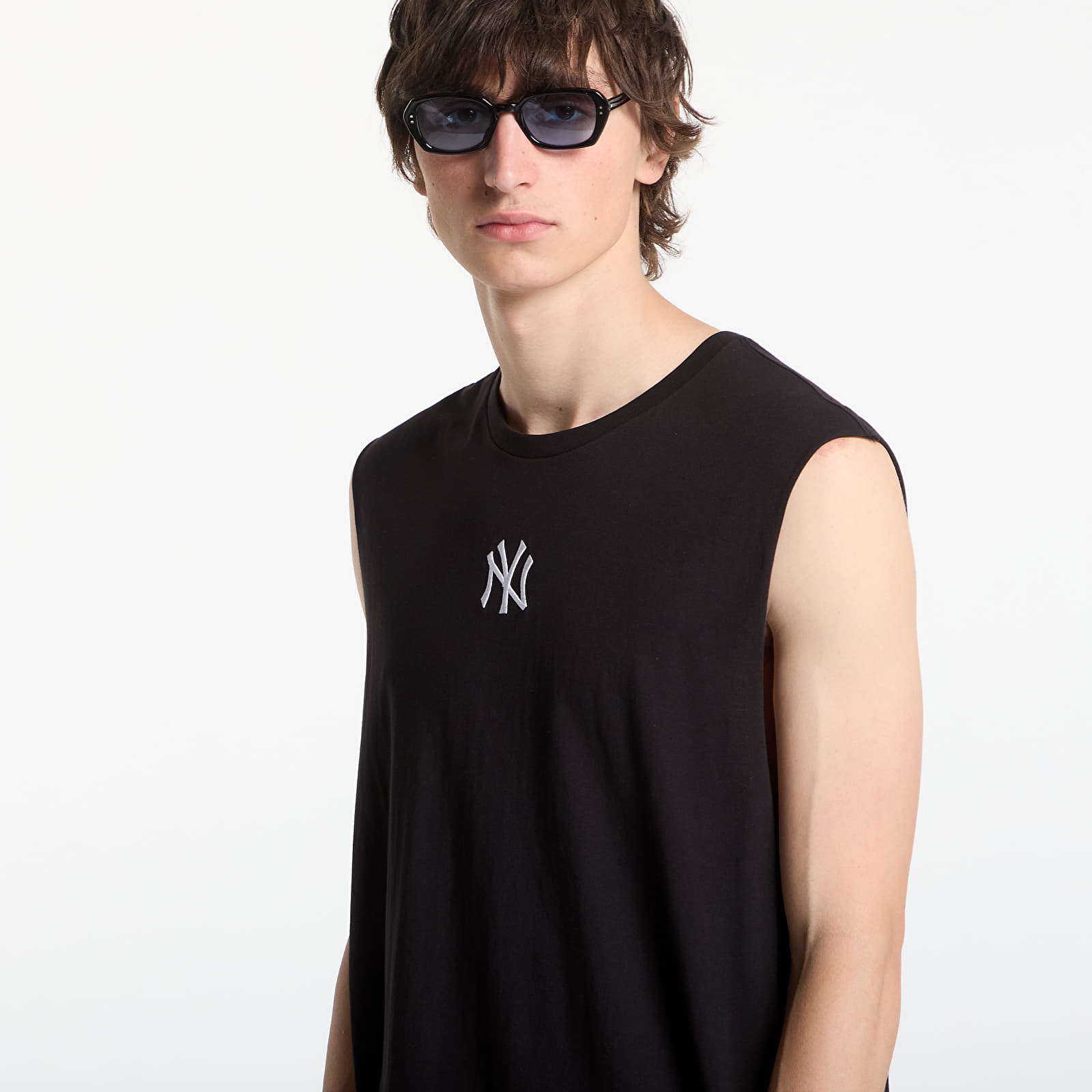 Muške majice kratkih rukava New Era MLB Nos Midi Sleeveless Tee New York Yankees UNISEX Black
