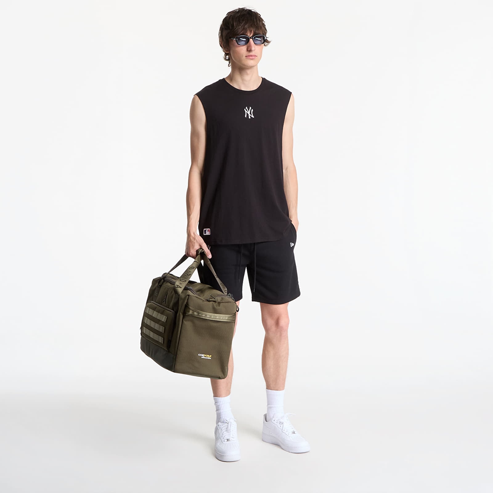 Muške majice kratkih rukava New Era MLB Nos Midi Sleeveless Tee New York Yankees UNISEX Black