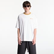 New Era Pinstripe OS Tee UNISEX Optic White/ DOC