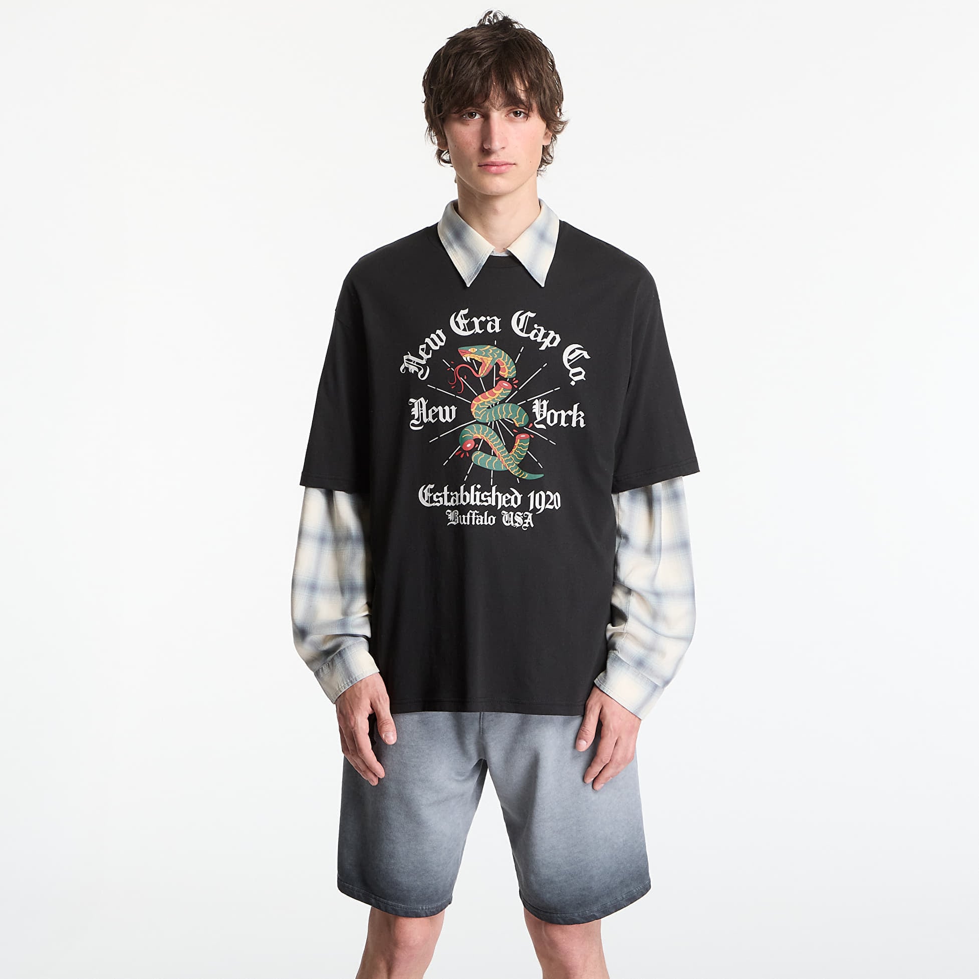 T-shirt New Era OS Graphic Tee UNISEX Black S