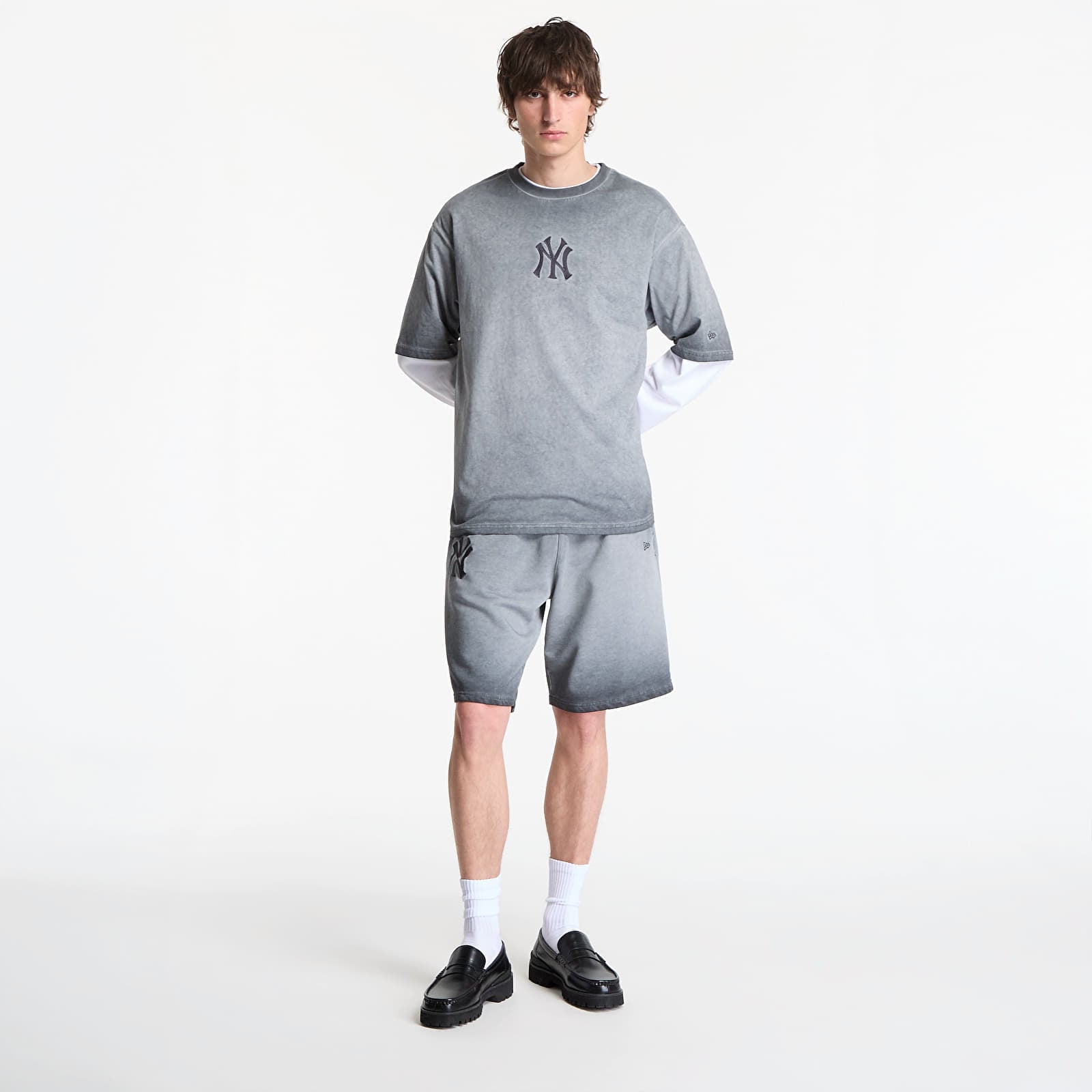 Muške kratke hlače New Era MLB Washed Logo Short New York Yankees Black