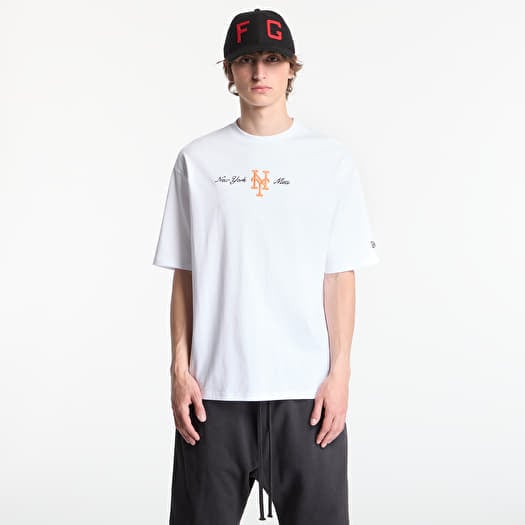T-Shirt New Era MLB Script OS Tee New York Mets Optic White