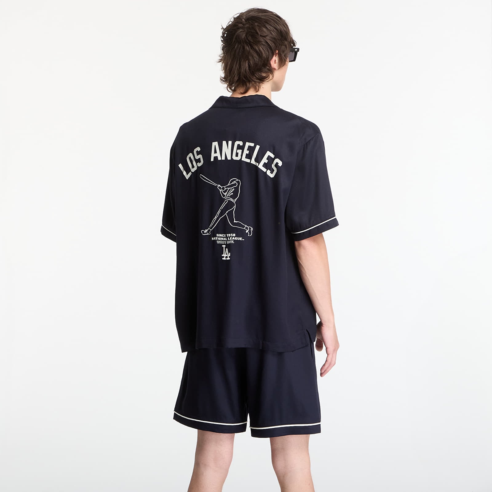 Muške majice New Era MLB Graphic Revere Shirt Los Angeles Dodgers UNISEX Navy
