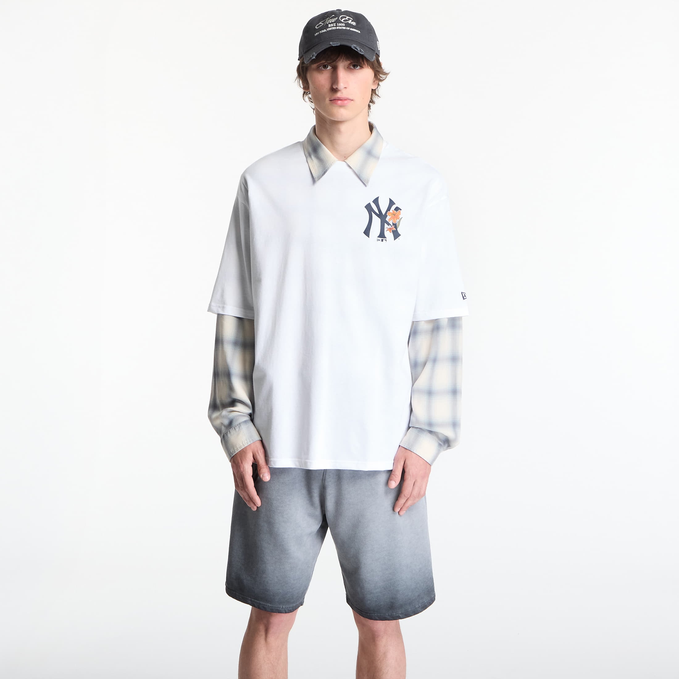 T-shirt New Era MLB Floral OS Tee New York Yankees UNISEX Optic White M