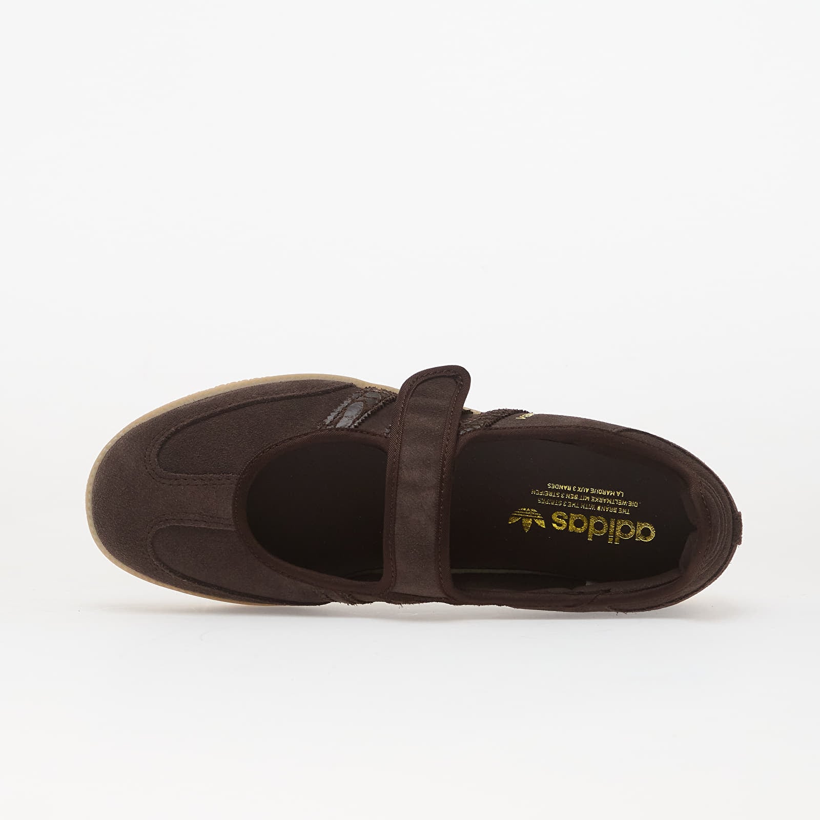 Women's sneakers and shoes adidas Samba Jane W Aurora Coffee/ Aurora Coffee/ Gold Met.