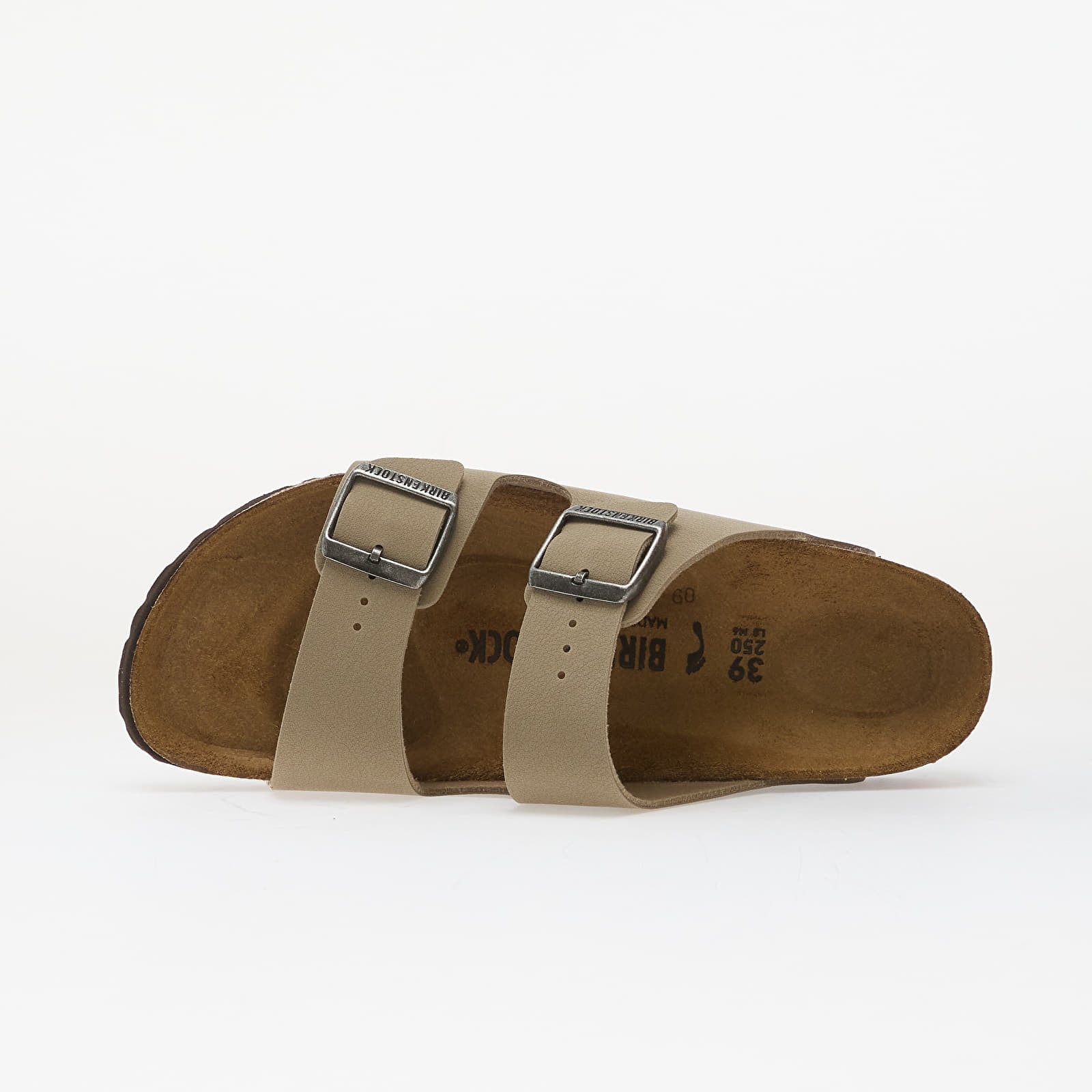 Férfi cipők Birkenstock Arizona BF Faded Khaki/ Dark Brown OS