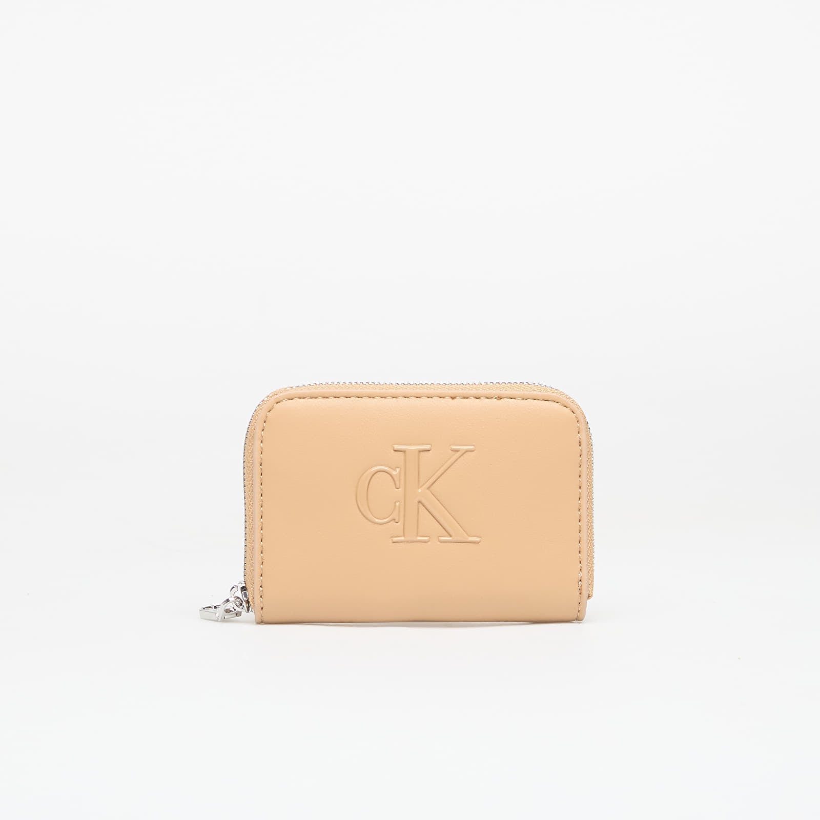Peňaženky Calvin Klein Bold Ck Medium Zip Around Tannin