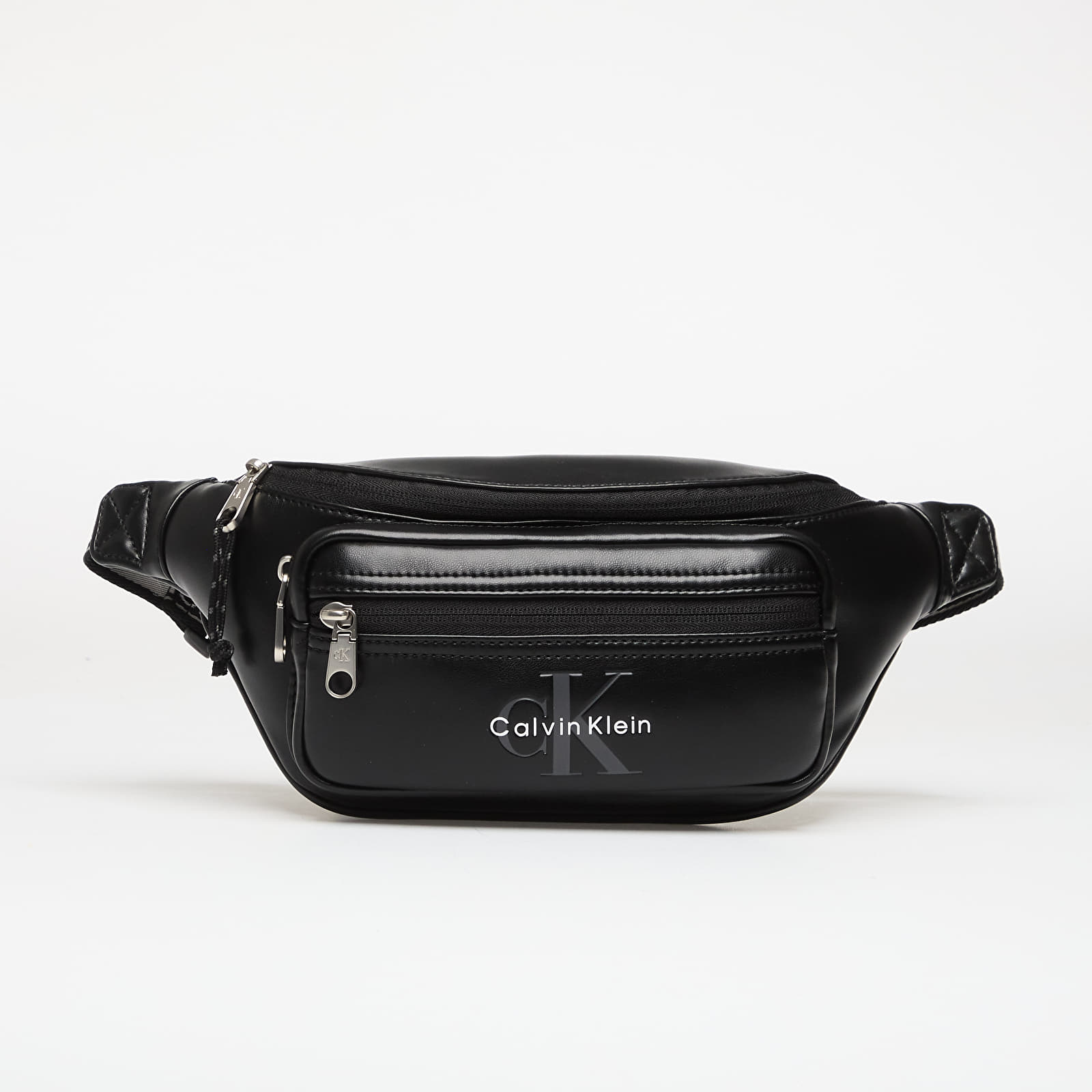 Sacs banane Calvin Klein Bold Logo Webbing Waistbag Black