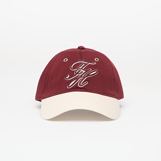 Pet Tommy Hilfiger Script Colorblock Cap Velvet Maroon