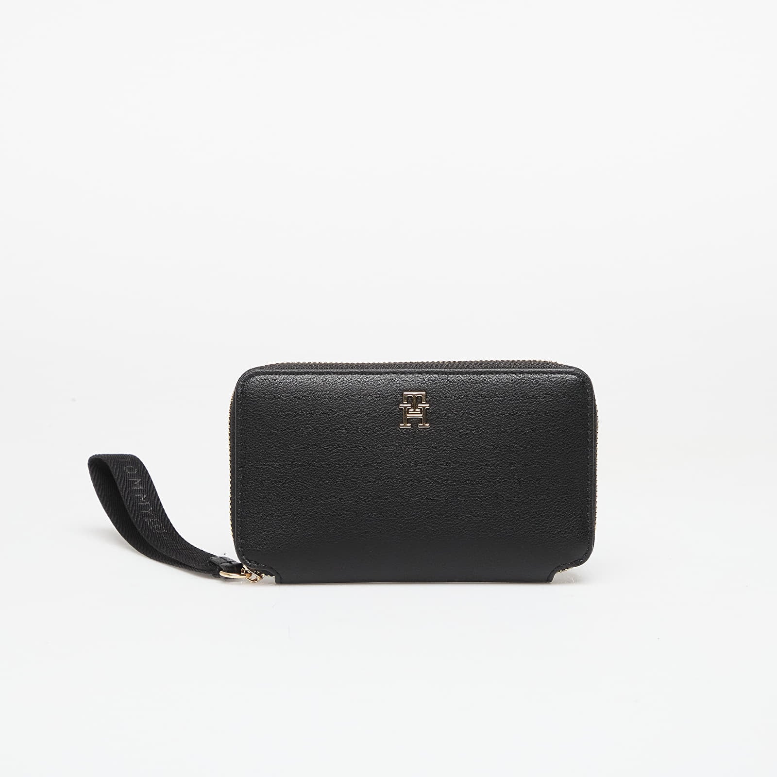 Rahakotid Tommy Hilfiger Logotape Compact Zip Around Wallet Black