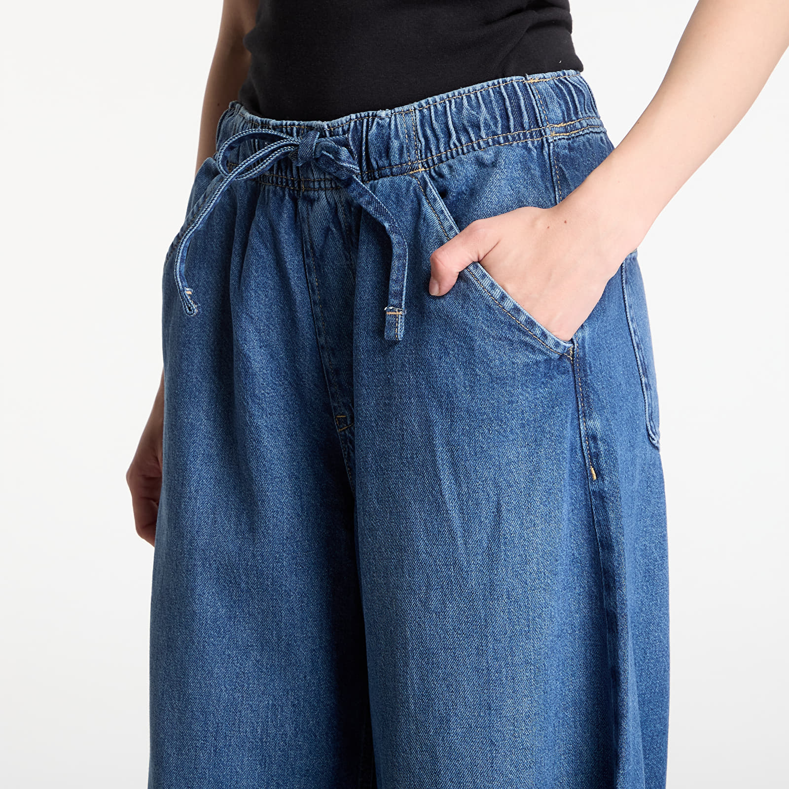 Jeansy GAP Easy Horseshoe Med Gilad Medium Indigo