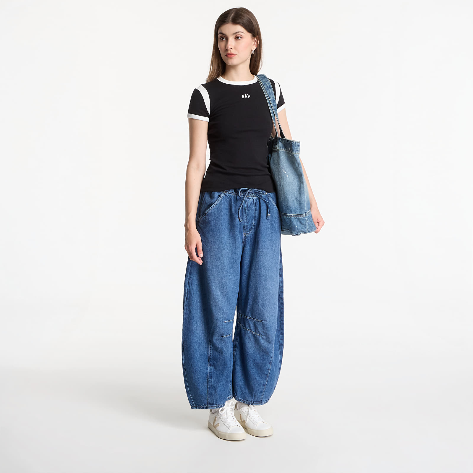 Jeansy GAP Easy Horseshoe Med Gilad Medium Indigo