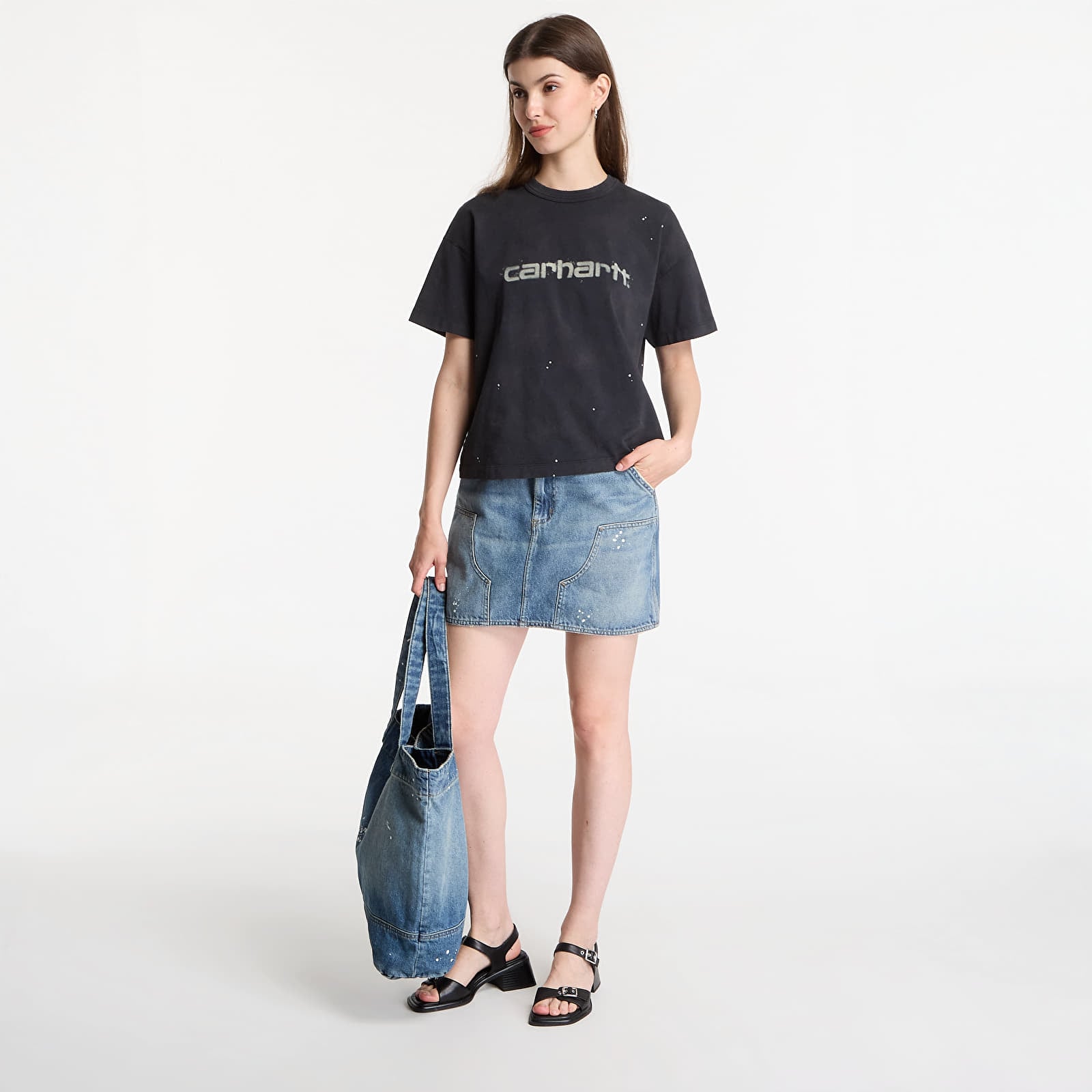 Hameet Carhartt WIP W' Maeve Double Knee Skirt Blue