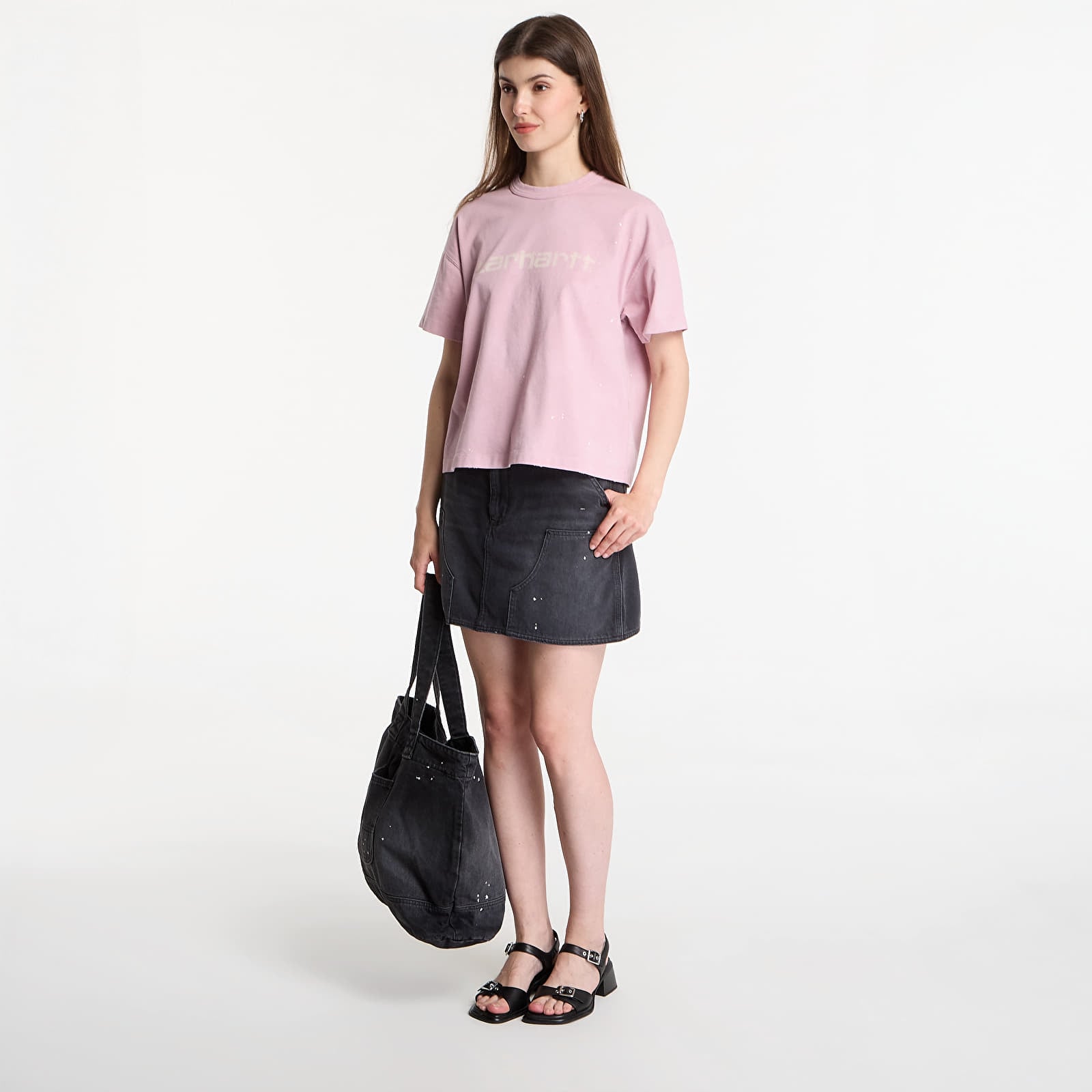 Naisten T-paidat Carhartt WIP W' S/S Painter T-Shirt Hortensia